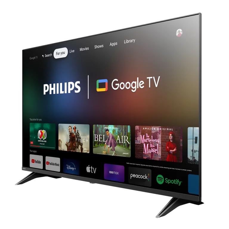 Philips 43" 4K UHD Smart Google TV – HDR10, Game Mode, Chromecast & Google Assistant (Refurb)