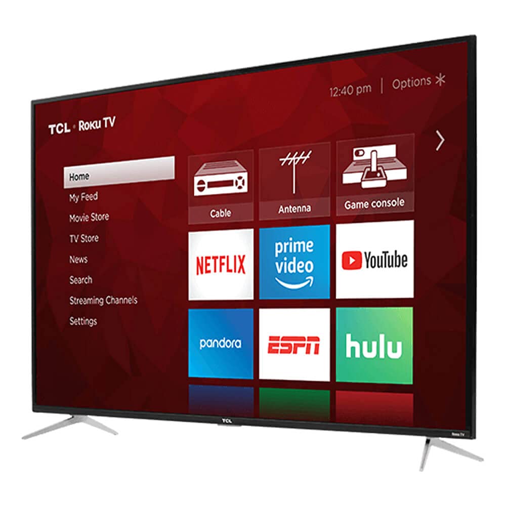 TCL 65" 4K UHD Smart TV | Roku, LED LCD, 64.5" Viewable