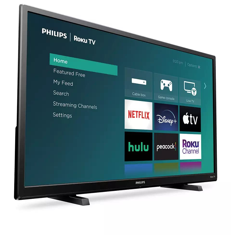 Philips 32" 720p HD LCD Smart TV, Google Assistant, HDMI, Renewed