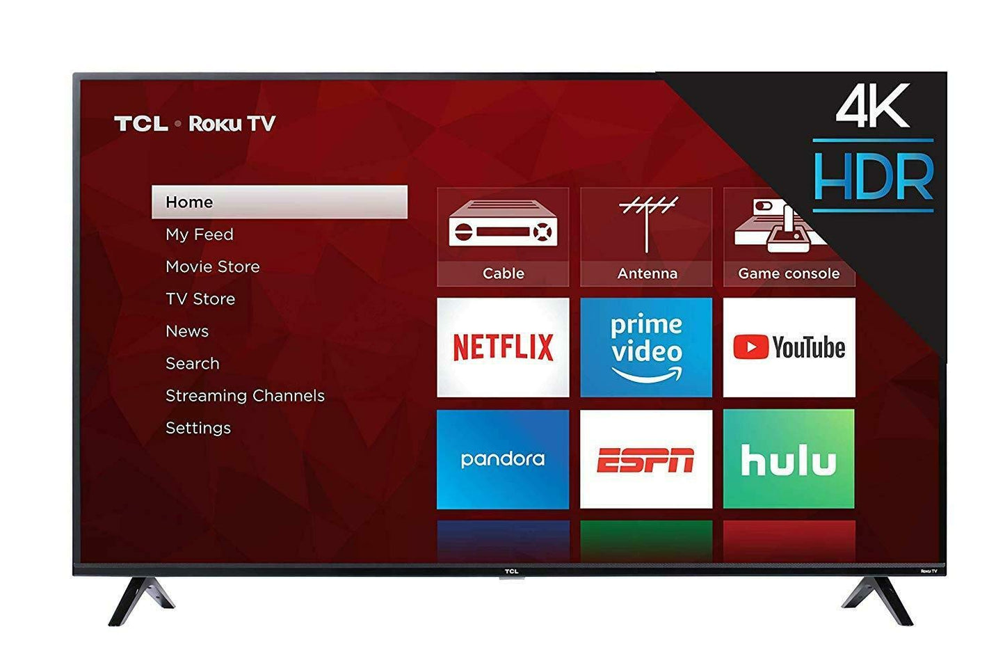 TCL 65" 4K UHD Smart TV | 2160p, LED-LCD, 16:9 Aspect Ratio