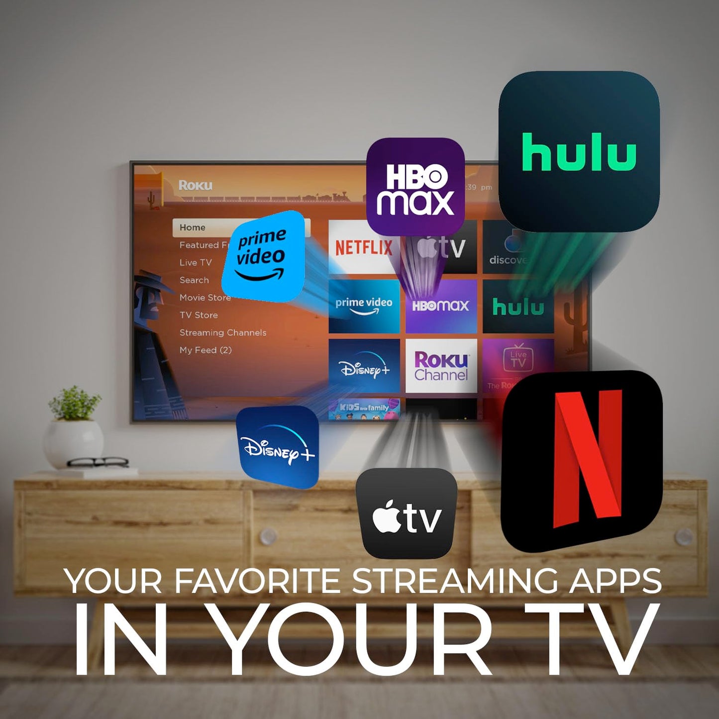 Philips 32" FHD 1080p Roku Smart TV, Alexa, Google Home, Renewed