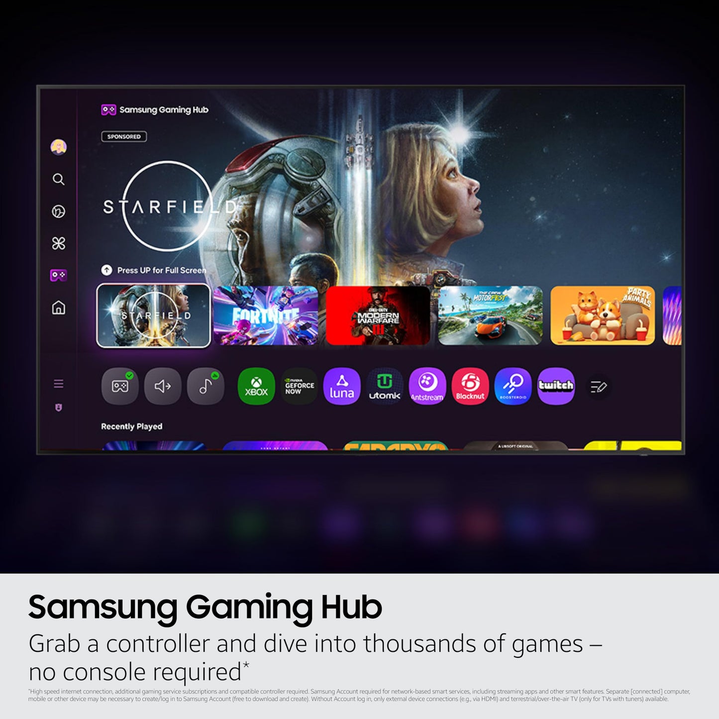 Samsung 65" Q7F QLED 4K Smart TV – Vision AI, Quantum HDR, OTS Lite, Gaming Hub & Alexa (2025)