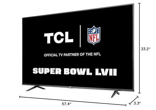 TCL 65" 4K UHD Smart TV | Google TV, HDR, 2022 Model