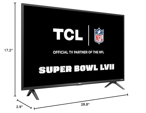 TCL 32" HD Smart TV | Roku, 720p, LED, Black