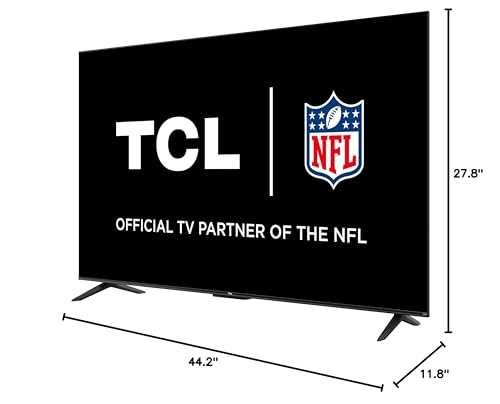 TCL 50" 4K UHD Smart TV | Roku, HDR, 2022 Model, Black