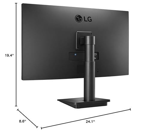 LG 27" FHD IPS Monitor – 75Hz, 5ms, FreeSync, Borderless Design & Adjustable Stand (27MP450-B)