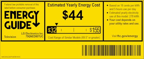 LG 75" QNED80T 4K LED Smart TV – AI-Powered, Magic Remote & Alexa Built-In (2024)