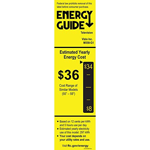 VIZIO M558-G1 M-Series Quantum 55” 4K HDR Smart TV