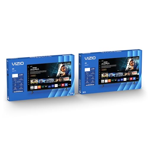 VIZIO 43-inch 4K UHD LED Smart TV w/Dolby Vision HDR, WiFi 6, Bluetooth Headphone Capable, Apple AirPlay, Google Cast Built-in (V4K43M-08, New)