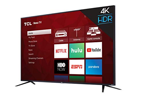 TCL 75" 4K UHD Smart TV | Roku, HDR, 2019 Model