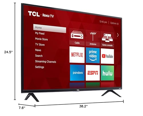 TCL 43" 1080p Smart TV | Roku Built-in, 2019 Model