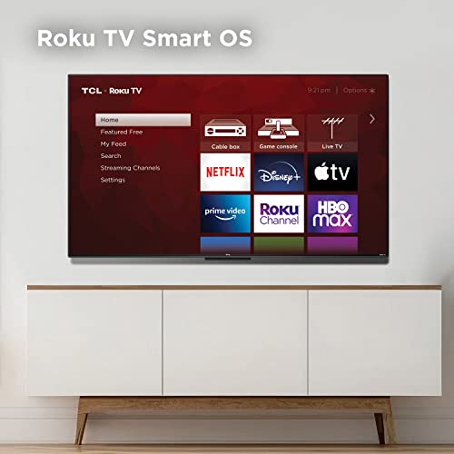 TCL 50" S4 4K Smart TV | Roku, Dolby Vision/Atmos, 2023 Model