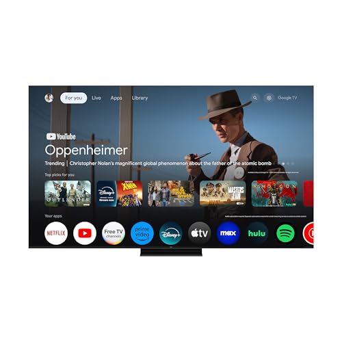 TCL 85" QM7K QD-Mini LED 4K TV | 144Hz, B&O Audio, Google TV (2025)