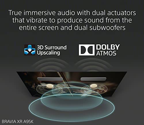 Sony 65" 4K QD-OLED BRAVIA XR A95K – Smart Google TV with Dolby Vision HDR & PS5 Features (2022)