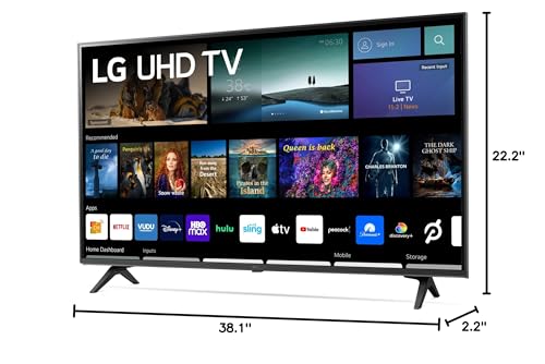 Renewed LG 43" 4K Smart TV w/ Game Optimizer & HDR10 (WebOS)