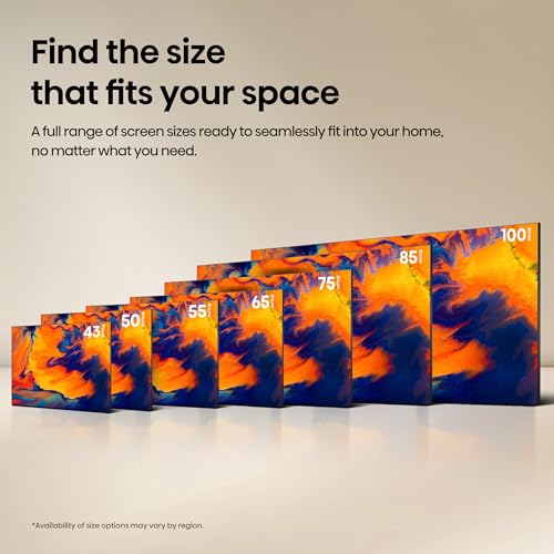 Hisense 85" Class QD6 Series (85QD6QF, 2025 Model) QLED 4K UHD Smart Fire TV, Voice Remote with Alexa, Dolby Vision, Dolby Atmos, Motion Rate 120, HDR 10+, Game Mode Plus, MEMC, VRR, ALLM