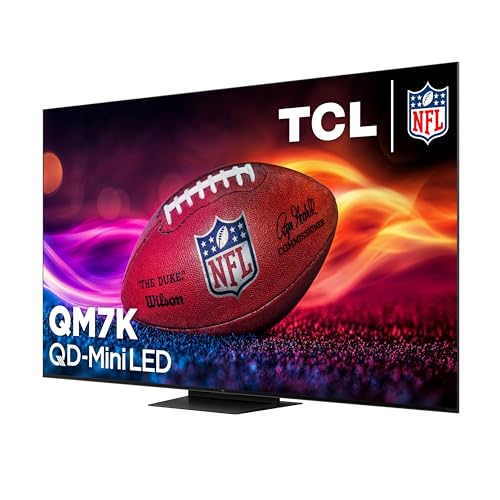 TCL 85" QM7K QD-Mini LED 4K TV | 144Hz, B&O Audio, Google TV (2025)