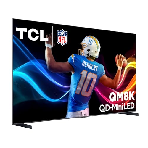 TCL 98" QM8K QD-Mini LED 4K TV | 144Hz, 288Hz VRR, Google TV (2025)