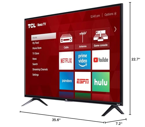 TCL 40" 1080p Smart TV | Roku Built-in, 2019 Model