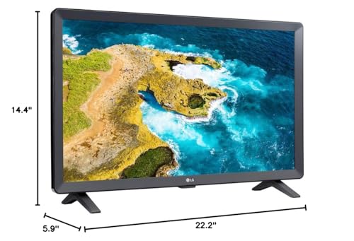 LG 24" LQ520S-PU LED HD Smart TV – webOS Bundle with 1-Year CPS Protection