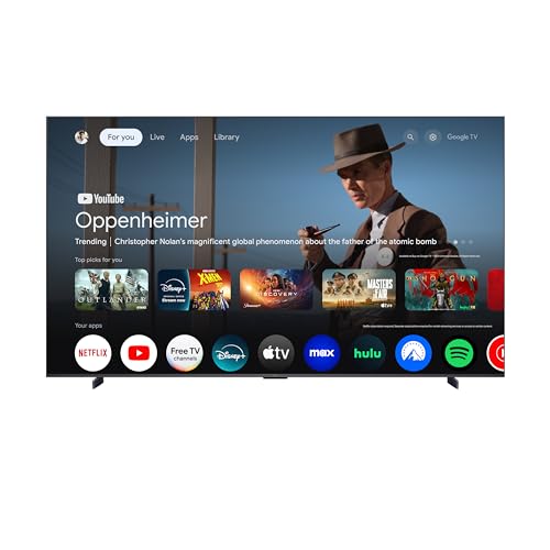 TCL 98" QM6K QD-Mini LED 4K TV | 144Hz, Onkyo Audio, Google TV