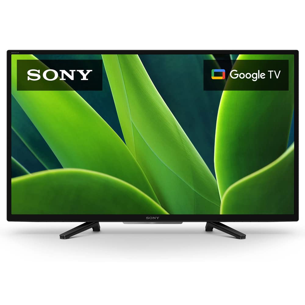 Sony KD32W830K 32-inch W830K HD LED HDR TV with Google TV Bundle with Premiere Movies Streaming + 19-45 Inch TV Wall Mount + 6-Outlet Surge Adapter + 2X 6FT 4K HDMI 2.0 Cable