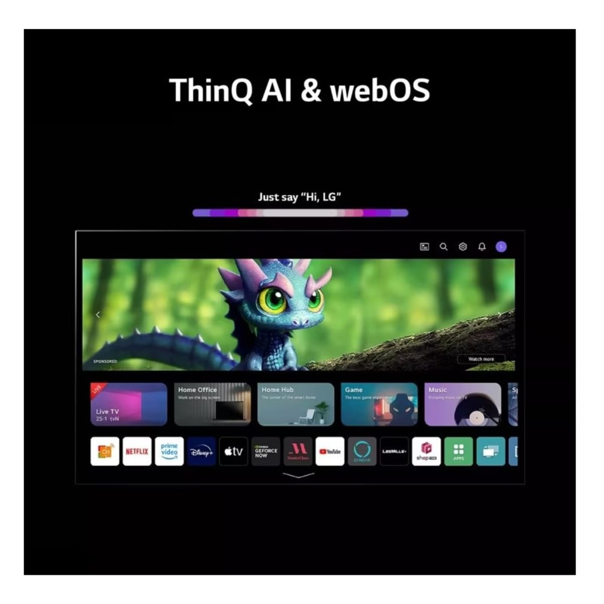 Renewed LG 70" 4K Smart TV w/ Game Optimizer & HDR10 (WebOS)