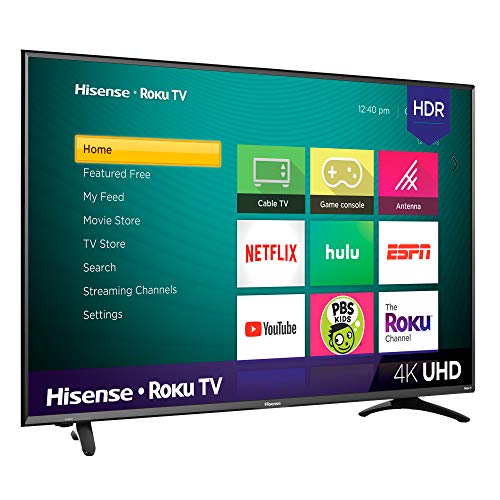 Hisense 50" R7E 4K Roku Smart LED TV: HDR, Motion Rate 120, Alexa, 2019 Model
