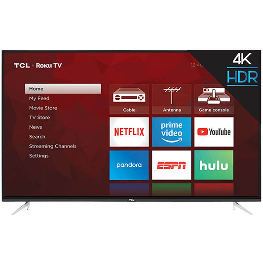 TCL 65" 4K UHD Smart TV | Roku, LED LCD, 64.5" Viewable