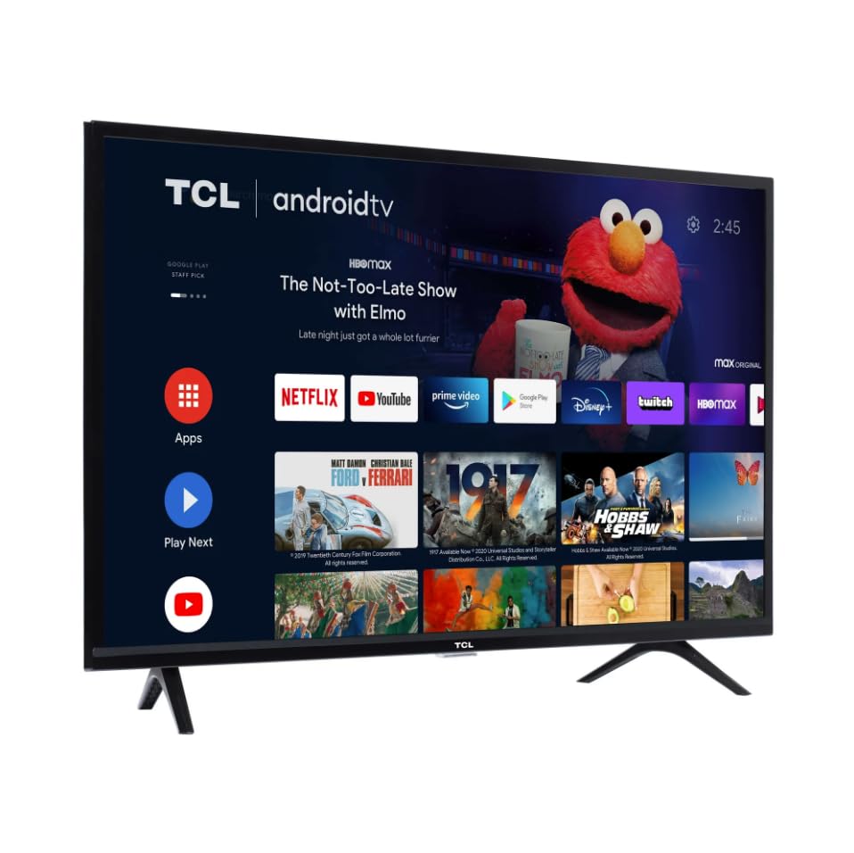 Renewed TCL 40" FHD Android TV + Wall Mount | Alexa & Google