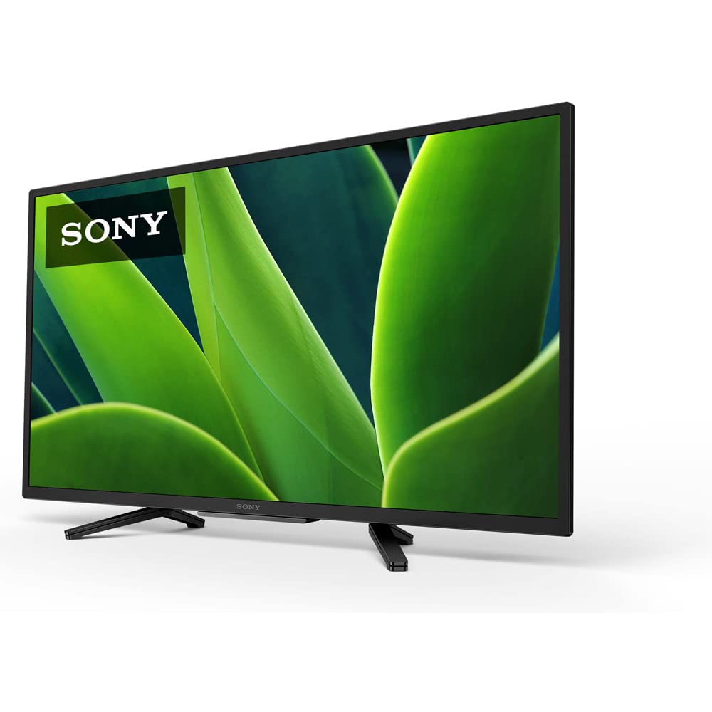 Sony 32-inch W830K HD LED HDR TV (2022) Bundle with 6-Outlet Surge Adapter with Night Light, 2X 4K HDMI Cable & Deco Gear CPS Exclusive 26 Month Protection Pack (BEACH-CPS-26500)