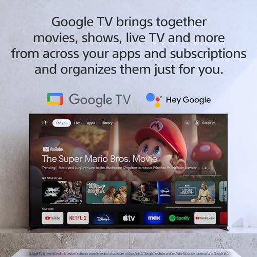 Sony 85-Inch Class 4K Ultra HD BRAVIA 3 LED Smart TV with Google TV, Dolby Vision HDR, and Exclusive Features for PlayStation®5 (K-85S30)