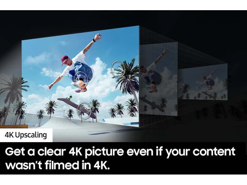 SAMSUNG 43-Inch Class 4K (2160p) DU7200D Smart TizenTV WiFi | Motion Xcelerator | Q-Symphony | Works with Bixby/Alexa/Google Assistant UN43DU7200D (Renewed)