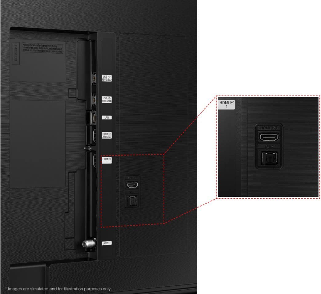 Samsung 85" AU8000 Crystal 4K UHD Smart TV – HDR, Motion Xcelerator, Q-Symphony & Alexa (2021)