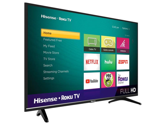 Hisense 40" LED Smart TV 1080p: DTS Sound, Game Mode, Alexa, Google Assistant, Renewed