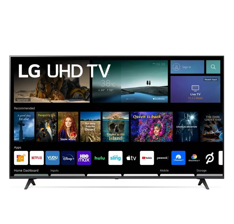 LG 55" UQ7070Z 4K UHD Smart LED TV – HDR10, AI Processor, Game Optimizer & Alexa/Google (Renewed)