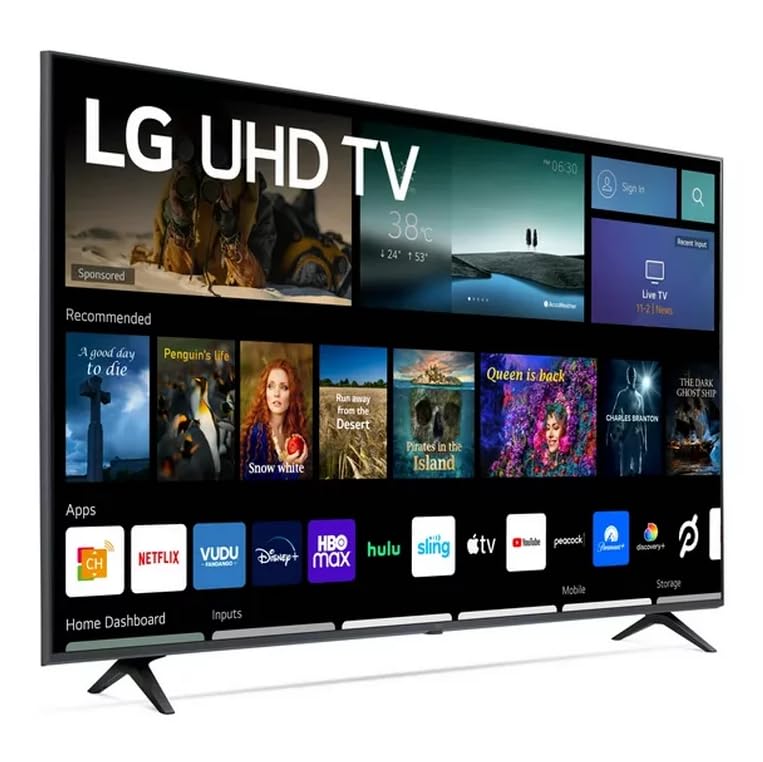 LG 55" UQ7070Z 4K UHD Smart LED TV – HDR10, AI Processor, Game Optimizer & Alexa/Google (Renewed)