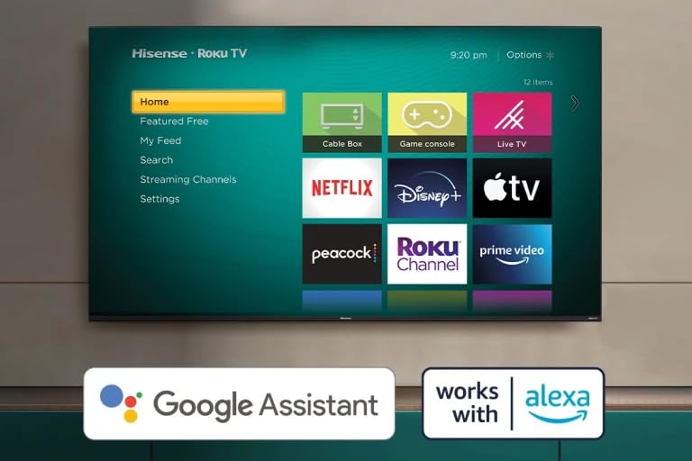 Hisense 40" FHD Roku Smart TV – LED, DTS TruSurround, IPS, 120 Motion Rate & Game Mode (Renewed)