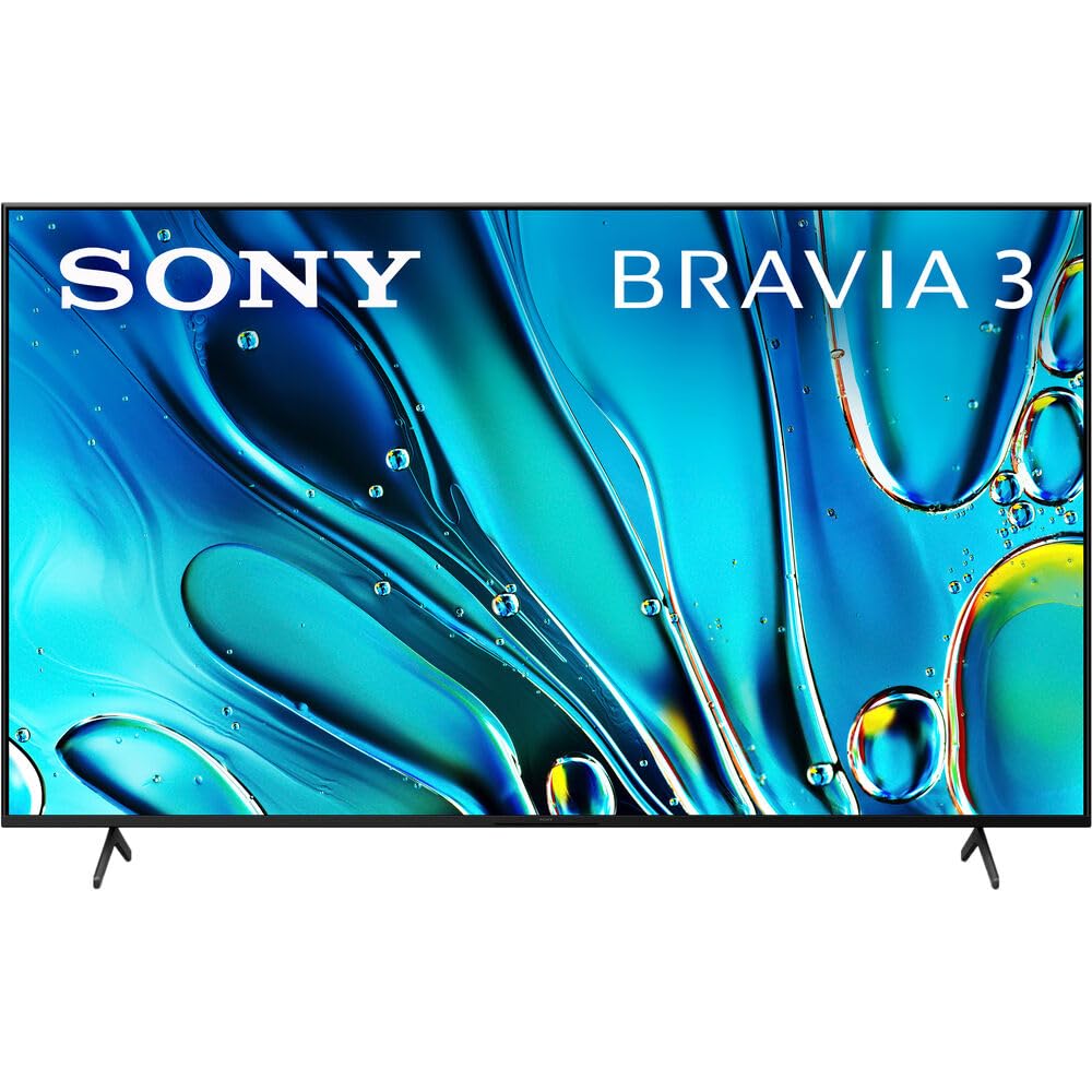 Sony K43S30 BRAVIA 3 43" 4K HDR Smart LED TV (2024) Bundle with 2-Year CPS Enhanced Protection