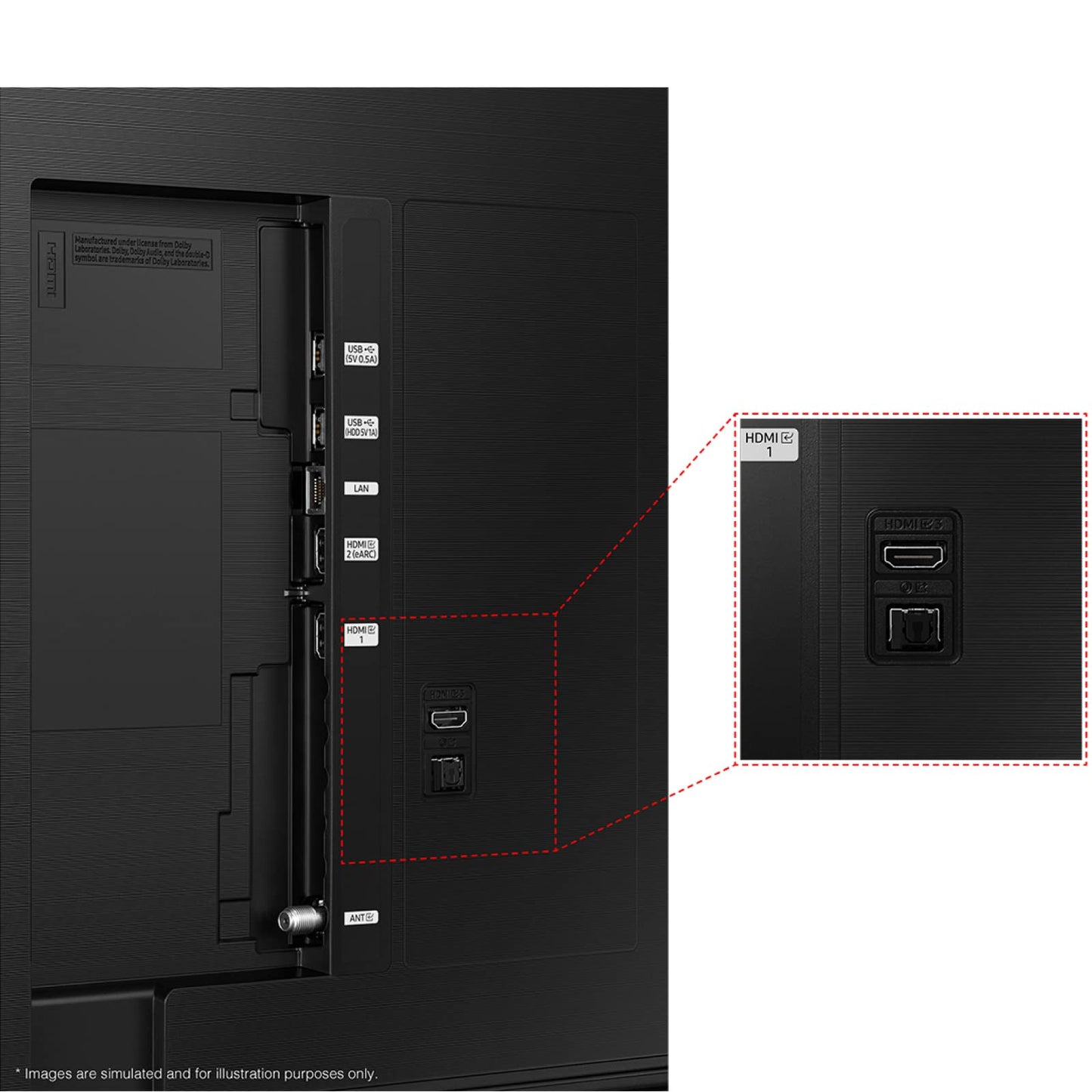 Samsung 50" Q60C QLED 4K Smart TV – Quantum HDR, Dual LED, OTS Lite, Q-Symphony & Alexa (2023)