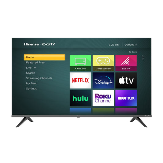 Hisense 43" H4 LED Roku Smart TV: Google Assistant, Alexa, Full HD, 2021 Model