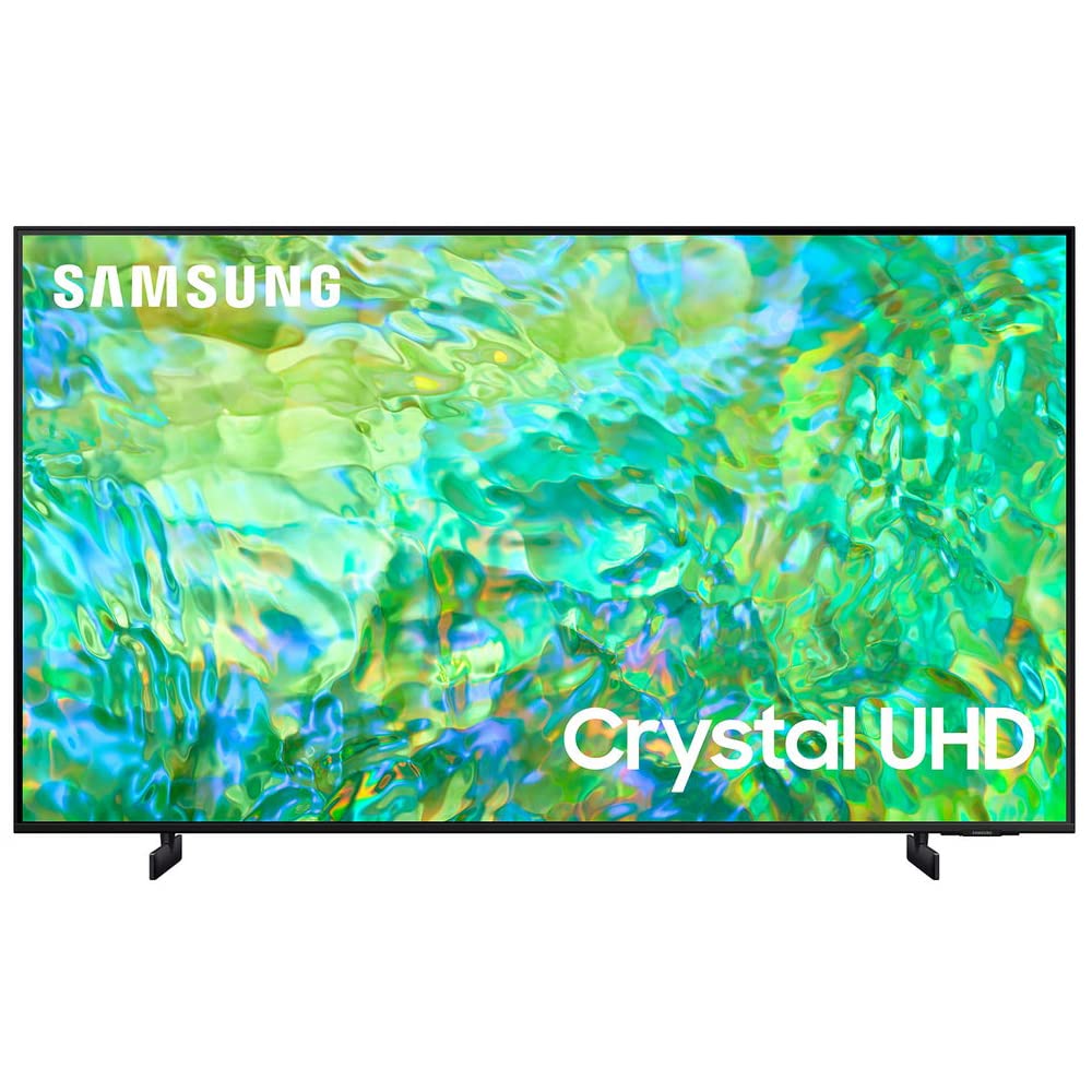 Samsung 55" UN55CU8000 Crystal UHD 4K Smart TV – Bundle with 2-Year CPS Protection (2023)