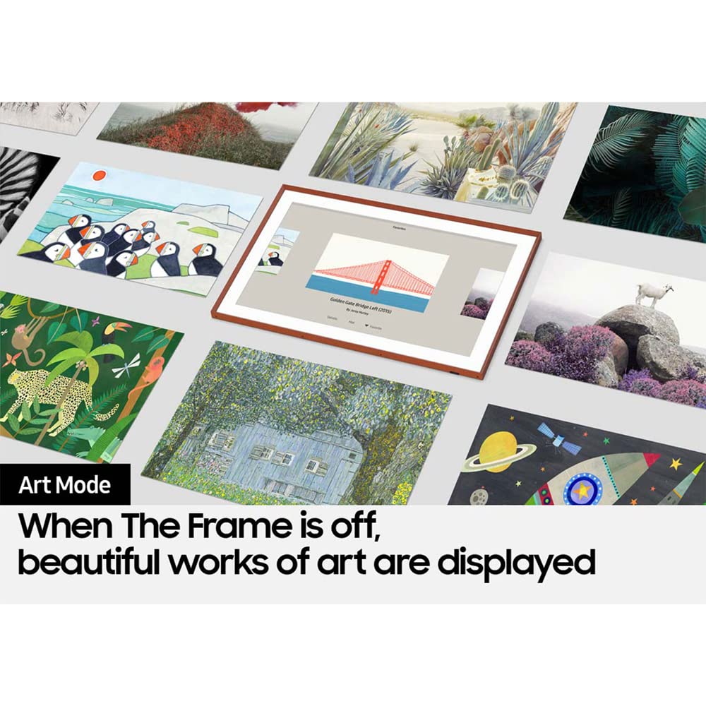 Samsung 85" QN85LS03BAFXZA The Frame QLED 4K UHD Smart TV – Quantum HDR & 2-Year CPS Protection (Renewed)