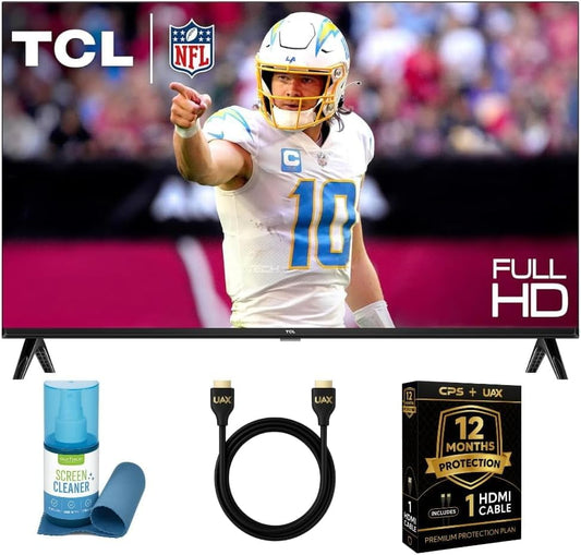 TCL 32" FHD Google TV Bundle: 1YR Protection & Accessories