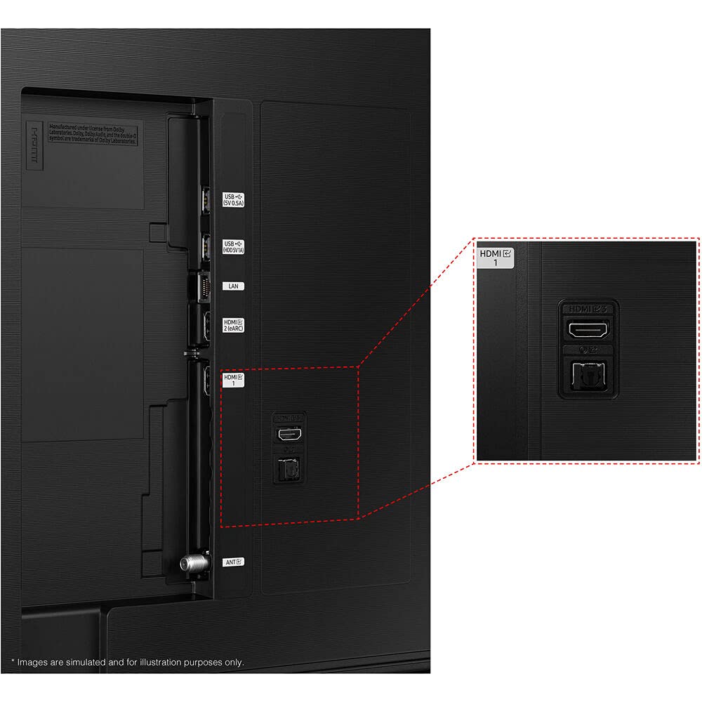 Samsung 50" UN50AU8000FXZA Crystal 4K UHD Smart LED TV – Bundle with 1-Year CPS Protection