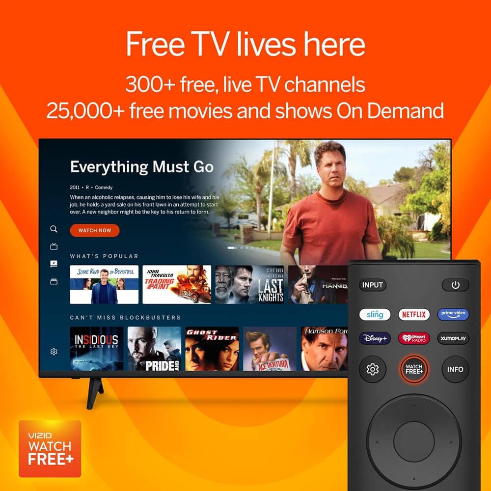 Vizio D32F-G D-Series 32-inch Class 1080p LED LCD Smart Full-Array LED LCD TV (2019 Model) (Renewed)