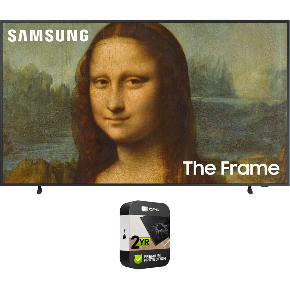 Samsung 85" QN85LS03BAFXZA The Frame QLED 4K UHD Smart TV – Quantum HDR & 2-Year CPS Protection (Renewed)