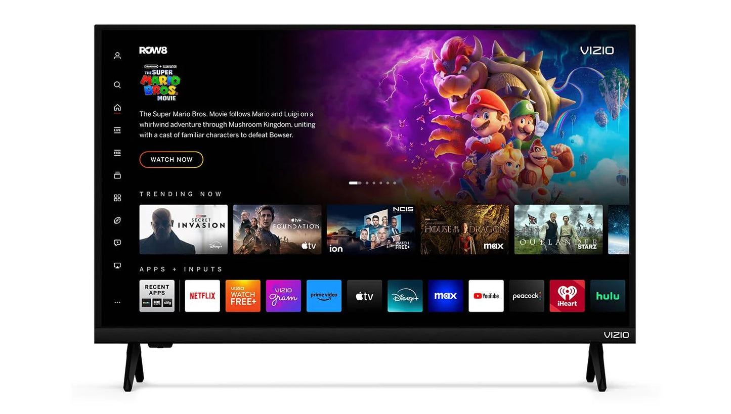 VIZIO 32 Inch V Series Full Array LED Smart HD TV 1080p, Bluetooth Compatible with VRR, DTS Virtual X, Airplay 2 and Chromecast Built-in (VHD32M-0810) (Renewed)