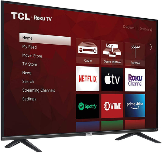 Renewed TCL 55" 4K UHD Smart TV | Roku, HDR, 60Hz Refresh
