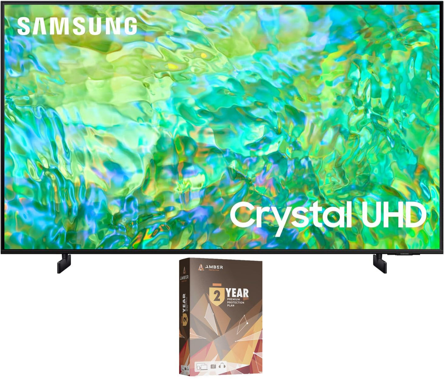 Samsung 43" UN43CU8000FXZA Crystal UHD 4K Smart TV – Dolby & 2-Year Amber Protection (2023)
